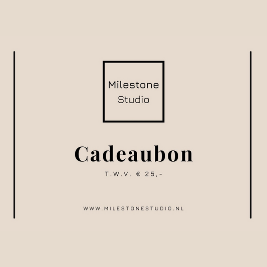 MilestoneStudio Cadeaubon