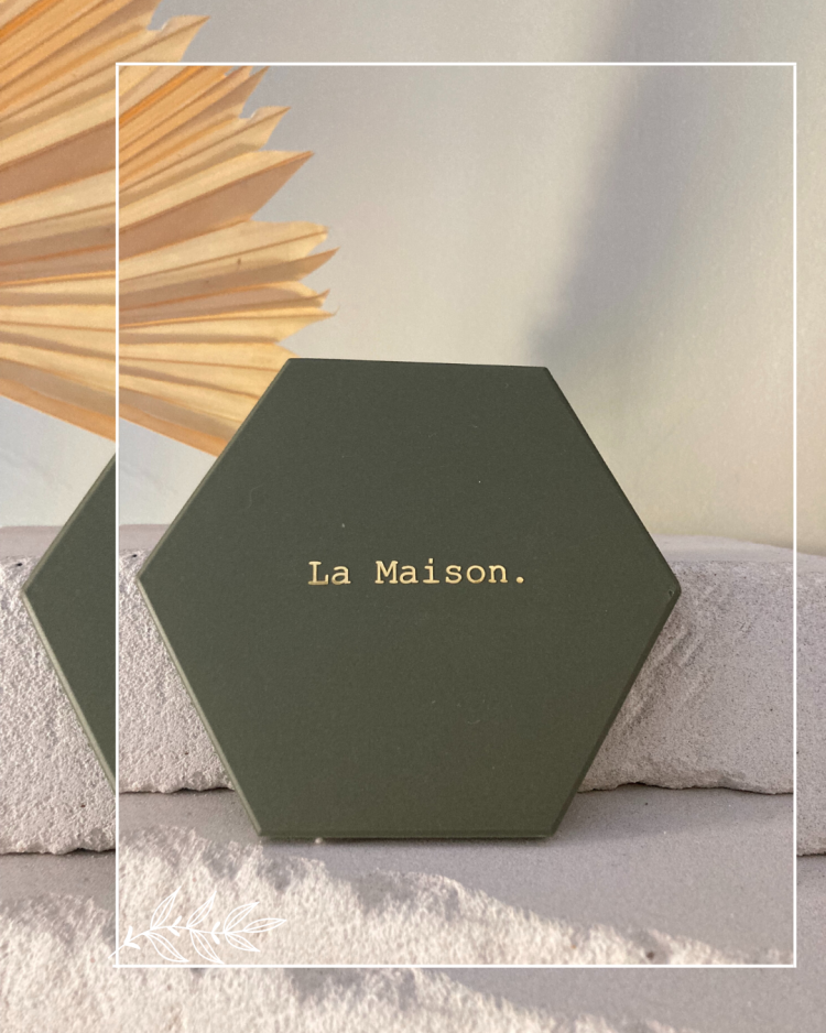 Tegeltje - hexagon - green - huwelijkscadeau - verhuizen - nieuwe woning - gift - woondecoratie - cheers- housewarming